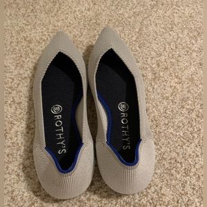 Rothy’s The Point, Oatmeal, Size 9